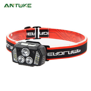 Linterna frontal LED Jwplam de 4,5 cm, recargable, con sensor de movimiento de alto brillo para ciclismo, correr, pescar - Product Image 2