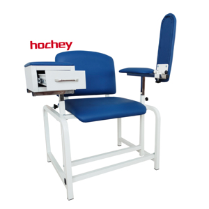Chaise d'hôpital en métal confortable et pratique à prix abordable pour clinique et don de sang - Product Image 2