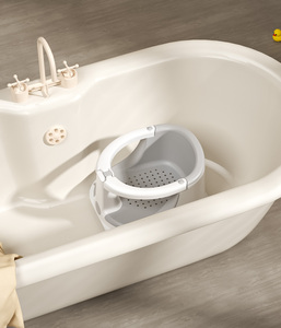 Siège de <span class=keywords><strong>bain</strong></span> pour bébé avec thermomètre et garde-corps de sécurité antidérapant Chaise de <span class=keywords><strong>bain</strong></span> pour tout-petits et enfants - Product Image 3