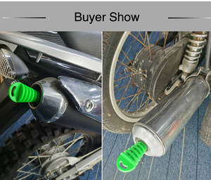 عادم دراجة نارية sisterm عادم كاتم الصوت مقاوم للماء سدادة غسيل بألوان متعددة مادة مطاطية قوية صغيرة 15-38-67/87 - Product Image 6