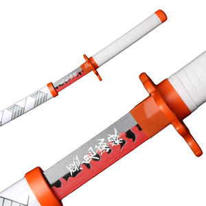 Venta caliente <span class=keywords><strong>Cosplay</strong></span> espada demonio asesino Rengoku Kyoujurou Kimetsu no Yaiba <span class=keywords><strong>Anime</strong></span> espada katana - Product Image 3