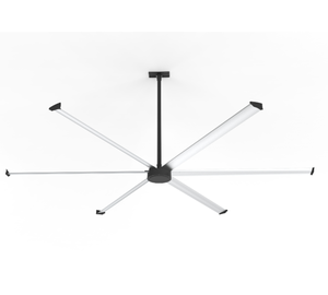 Ventilateurs à basse vitesse surdimensionnés à haut volume <span class=keywords><strong>de</strong></span> 7.3m 24 pieds <span class=keywords><strong>Ventilateur</strong></span> industriel à grande portée <span class=keywords><strong>Ventilateur</strong></span> <span class=keywords><strong>de</strong></span> ventolation et <span class=keywords><strong>de</strong></span> déstratification <span class=keywords><strong>Ventilateur</strong></span> électrique - Product Image 1