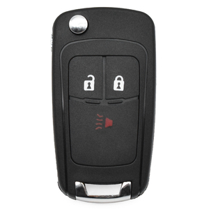 Chất lượng cao 2 + 1 nút c-hevrolet sửa đổi lật gấp trái lưỡi tự động phím Fob thay thế từ xa chìa khóa xe trường hợp với logo - Product Image 1