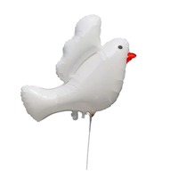 Ballon colombe de la paix blanc, accessoire photo pour événements sportifs, activités scolaires, maternelles, pique-niques en plein air et événements de célébrités d'Internet