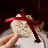 CSMD fabricants chinois en gros fournisseur de Yiwu prix bon marché emballage alimentaire hexagone champagne boîte de chocolat pour faveurs de mariage