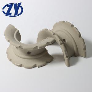 Anneau de selle en céramique industrielle Super Intalox, céramique d'alumine, résistant à la corrosion, résistant aux hautes températures, tour aléatoire - Product Image 3