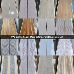 Panel de Techo de PVC Guyana, Cielo <span class=keywords><strong>Raso</strong></span> PVC 25cm 30cm, Impermeable, Resistente a las Termitas, Falso Techo para Guyana Georgetown 5.95m 20cm 7mm - Product Image 1