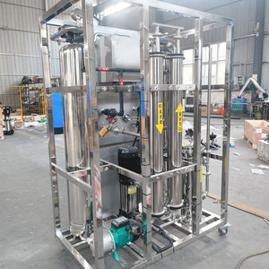 <span class=keywords><strong>KY</strong></span>- 500 LPH deux étages SS système d'osmose inverse purificateur Machine à eau pour boissons cosmétiques usine de traitement de filtre industriel - Product Image 5