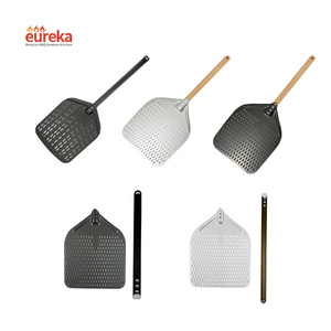 EUREKA Pala para <span class=keywords><strong>Pizza</strong></span> de Bambú con Mango de Aluminio Anodizado, Acero Inoxidable, Tamaños 30/40/60cm, Ecológica para Amantes de la <span class=keywords><strong>Pizza</strong></span> - Product Image 1