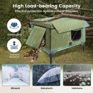 ให้ความร้อนบ้านสัตว์เลี้ยงสำหรับใช้งานกลางแจ้งกันน้ำกันลมติดตั้งง่ายเหมาะสำหรับแมวสุนัขฤดูหนาวและภูมิอากาศเย็น - Product Image 6