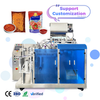 Machines de remplissage préfabriquées Doypack pour sauce ketchup mayonnaise savon liquide crème shampooing pochette emballage