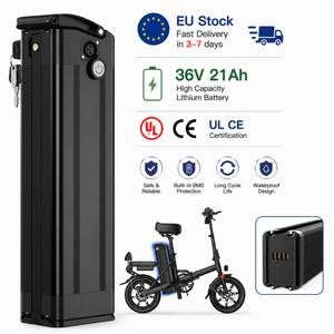 แบตเตอรี่ลิเธียม EU Stock 36V 21Ah สำหรับจักรยานไฟฟ้าพับได้ ติดตั้งที่ท่อเบาะ ชาร์จได้ กันน้ำ พร้อมระบบป้องกัน BMS 20A - Product Image 1