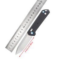 Hochwertiges Outdoor-Überlebensmesser EDC DIY OEM Multifunktionales D2-Stahlklinge G10-Griff Camping-Taschenmesser