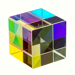 Prismes optiques de haute qualité cabines pyramidales expériences d'enseignement <span class=keywords><strong>polyèdres</strong></span> cubiques de prisme de couleur - Product Image 6