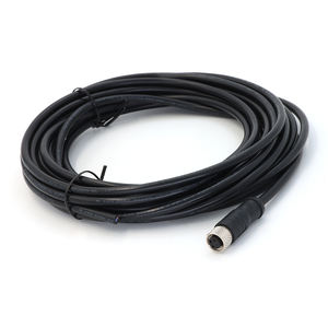 克朗兹M8航空插头4针a芯防水连接器M8直IP67母带5米聚氯乙烯电缆非屏蔽M8连接器 - Product Image 1