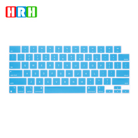 Housse de protection pour clavier d'ordinateur portable en silicone coloré, étanche, anti-poussière, anti-rayures, pour MacBook Pro 14,2/16,2 pouces A2442/A2485