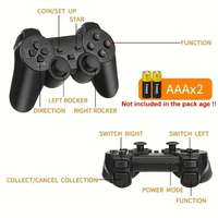 Vente en gros de manette de jeu M8 4K HD TV intégrée avec 20 000 jeux, console de jeu vidéo 64 Go avec manette sans fil