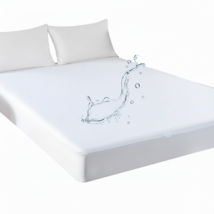 Colchas impermeables acolchadas antibacterianas de primera calidad al por mayor, protector de colchón para máxima comodidad y protección - Product Image 1