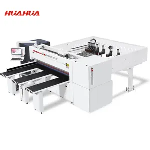 HUAHUA HP330 CNC Scoring Saw Independent Moving Roller Assist Computer Beam Saw