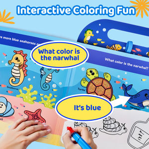 Giocattoli da Disegno Joycat, Libri da Colorare ad Acquerello, Attività da Viaggio, Regali di Compleanno per Bambini - Product Image 3