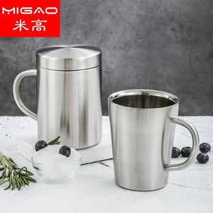 Mug isotherme Migao en acier inoxydable double paroi 304 pour café et bière avec couvercle – Idéal comme cadeau - Product Image 2