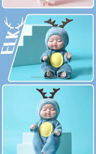 Nouvel Arrivage Tendance Vente en Gros Poupée <span class=keywords><strong>de</strong></span> 11 cm, Petite Poupée Bébé Endormi Réaliste pour Jeu <span class=keywords><strong>d</strong></span>'<span class=keywords><strong>Habillage</strong></span>, Cadeau <span class=keywords><strong>de</strong></span> Noël pour Enfants, Jouet <span class=keywords><strong>D</strong></span>écoratif - Product Image 2