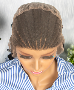 Treccine Sintetiche Africane Lunghe a Prezzo Conveniente, Molto Vendute, per Lace Front, Grandi Treccine Cornrow, con Pizzo Trasparente e Baby Hair Neri - Product Image 6
