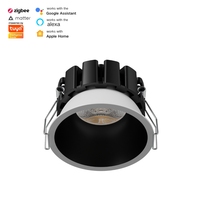 Spot LED encastré au plafond G10 personnalisé avec variateur d'intensité RGBW DMX Tuya, boîtier en aluminium étanche, downlight