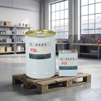 Adhésif sec polyuréthane bi-composant à base de solvant Patton, transparent, résistant à l'eau bouillante, pour lamination d'emballages alimentaires