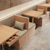 Ensembles de sièges banquette pour restaurants et traiteurs, tables et chaises de salle à manger commerciales, personnalisables pour cafés, bistrots, salons de thé, restaurants BBQ et centres commerciaux