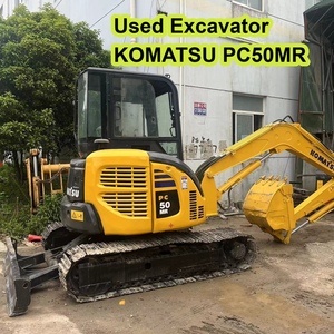 Miniexcavadora Usada Komatsu PC50MR, Excavadora Hidráulica Pequeña Original de Japón PC50MR para Jardín y Construcción en Espacios Estrechos - Product Image 1