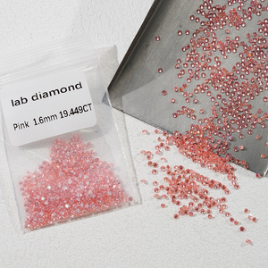 <span class=keywords><strong>Diamantes</strong></span> Cultivados en Laboratorio CVD HPHT, Corte Redondo, Color Rosa Fantasía, 1.0mm-3.0mm, Tamaño Pequeño, <span class=keywords><strong>Precio</strong></span> por Quilate - Product Image 1