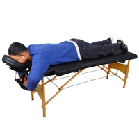 Table de massage portable pliable pour salon de spa avec pieds repliables