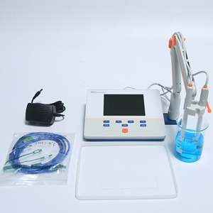 Laboratoire PH mV Conductivité TDS Salinité DO Analyseur de qualité de l'eau multiparamètres avec 5 points d'étalonnage