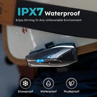 Casque Bluetooth pour moto ASMAX S2, 2 à 8 motards, 1000 m, système de communication sans fil FM, intercomunicador, système mesh