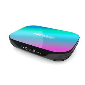 מפעל אנדרואיד 9.0 TV Box HK1 Box 4GB RAM/32GB ROM S905X3 64 סיביות מרובע ליבות 2.4G/5g כפול בנד WiFi חכם TV Box 3D אולטרה HD 8k