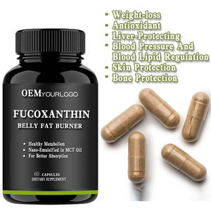 フコキサンチン カプセル 健康的な代謝のための天然ハーブ健康サプリメント ビタミンE 吸収の向上 大人向け ベジタリアン - Product Image 2