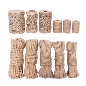 कारखाने उच्च गुणवत्ता <span class=keywords><strong>100</strong></span>% प्राकृतिक जूट ब्रेडेड 3 मिमी मुड़ रस्सी डिय सजावट कॉर्ड - Product Image 2