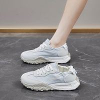 Nouvelles chaussures d'été pour femmes, respirantes, à plateforme, à lacets, baskets décontractées, légères, polyvalentes, pour la marche quotidienne