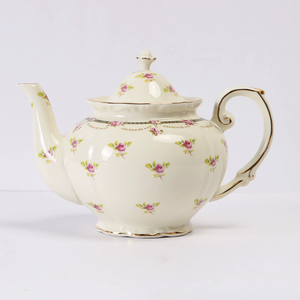 Tasse à café en porcelaine vintage classique personnalisée soucoupe théière ensemble personnalisé en céramique café et thé - Product Image 3