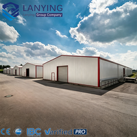 Almacén de Estructura de Acero de Gran Envergadura, Edificio de Almacenamiento Personalizado para Uso Industrial, Comercial y Agrícola