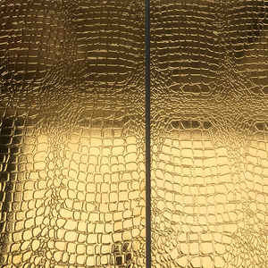 Gạch Ốp Lát Sang Trọng Giải Pháp Nhà Thiết Kế Dự Án Springletile Gạch Cao Cấp Bằng Da Cá Sấu Vàng 3d Ở Thổ Nhĩ Kỳ - Product Image 3