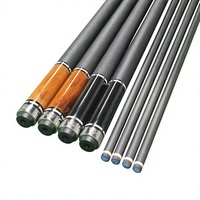 Tongkat Biliar Karbon Fiber Berkualitas Tinggi Grosir 58 Inci, Ujung 12.5mm, Sambungan Tengah, 1/2 Terpisah, Baja Tahan Karat Ringan Xi YU-02