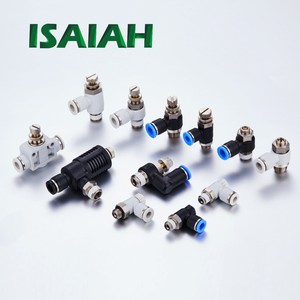 Conector Neumático de Plástico de 6 Vías, Triple, Universal, de Empuje, para Tubos de Aire, Fabricante Chino - Product Image 6