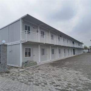 Casas Contenedor Prefabricadas de Acero Móviles SS JR-3 de 20 pies, Diseño Moderno con Paneles Sándwich Exteriores para Espacios Habitacionales y Baños - Product Image 1