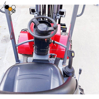 Kleiner Mini Diesel Gabelstapler 4 X4 Traktor Gabelstapler Imkerei Diesel Gabelstapler für Bienenstöcke