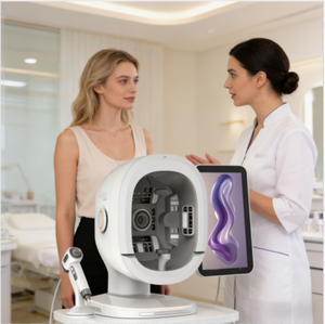 เครื่องวิเคราะห์ผิวหน้าด้วย AI แบบ 3 มิติ 8 สเปกตรัม ภาพถ่าย 36MP ระบบกล้อง 3 ตัว เครื่องตรวจสภาพผิวระดับมืออาชีพสำหรับร้านเสริมสวยและคลินิก - Product Image 1