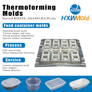Moule de thermoformage en aluminium multicouche pour plateaux à viande de churrasco avec canaux de drainage du sang - Product Image 2