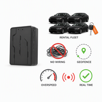 Localizador de Flota de Alquiler de Autos 4G LTE Sin Cables, Geocerca Portátil, Alerta de Exceso de Velocidad y Vibración, Rastreo en Tiempo Real, Rastreador GPS Inalámbrico Portátil