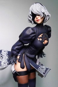 ¿Japón <span class=keywords><strong>Anime</strong></span> GK Nier? Figuras de acción de MLS <span class=keywords><strong>2B</strong></span> sister 1:4, colección - Product Image 2